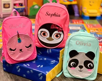 Personalized Girls' 17 Inch Backpack - Back to School