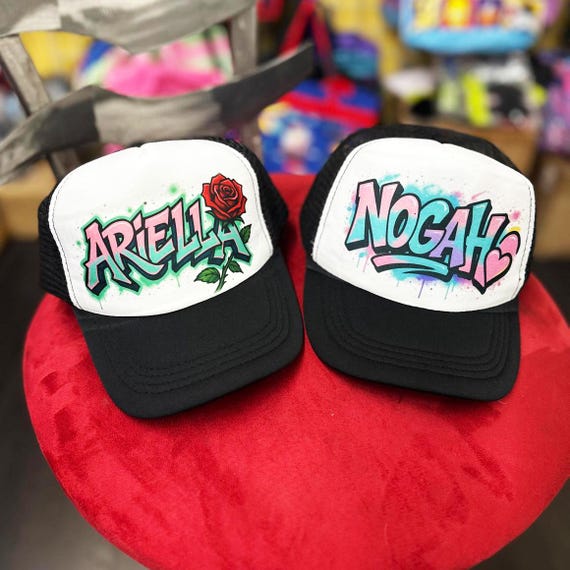 y2k NEW black pink graffiti painter cap skull hat QWEOHBUA Beanie Y2k Beanies Women main image 3