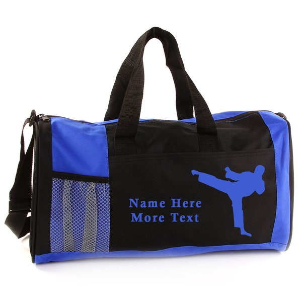 Personalized Sports Duffel Bag - Martial Arts Male