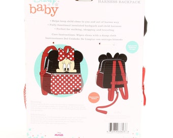 Personalized Minnie Mouse 10 Inch Mini Backpack With Harness - Etsy