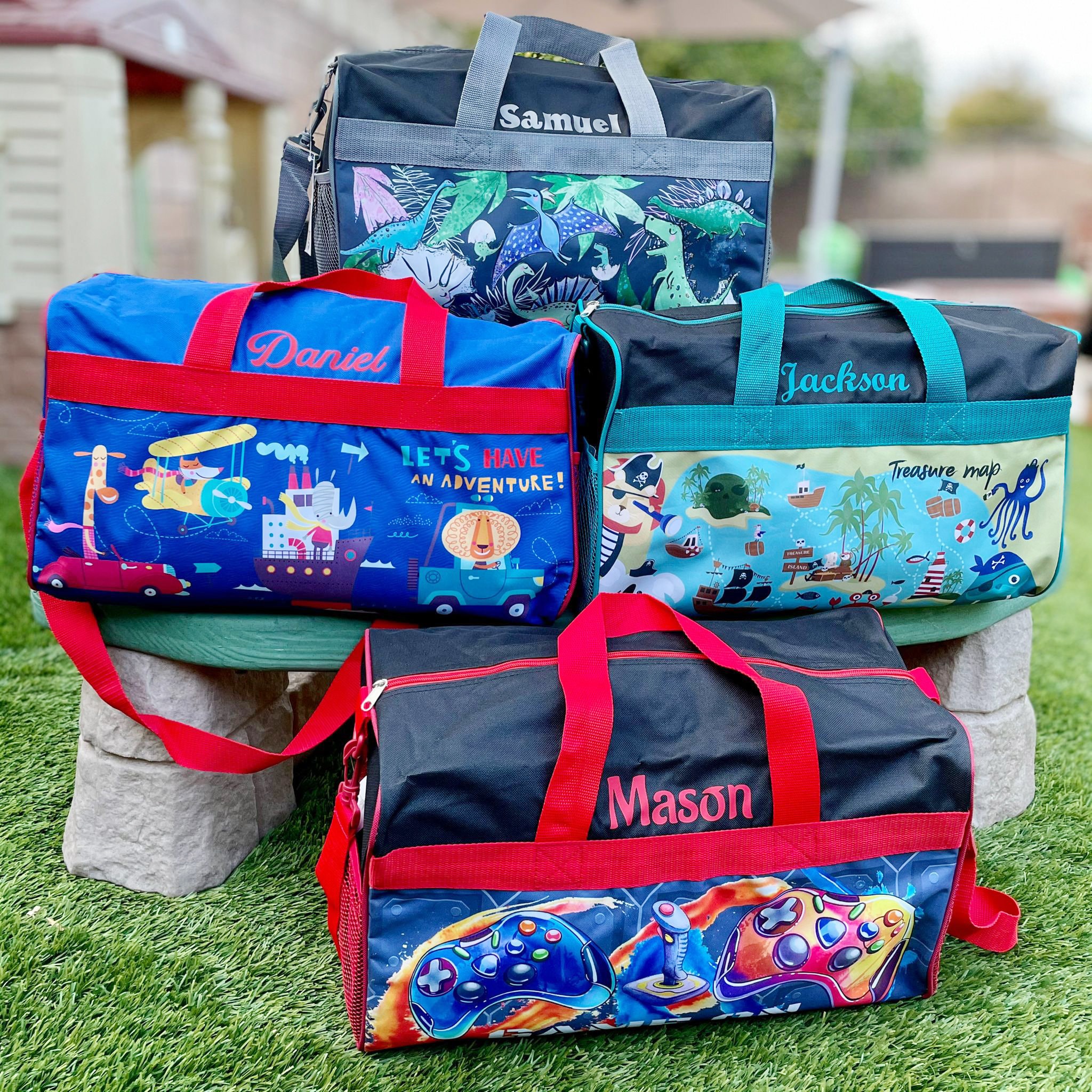 Personalized Duffel Bag for Kids Travel Sleepover Overnight Etsy