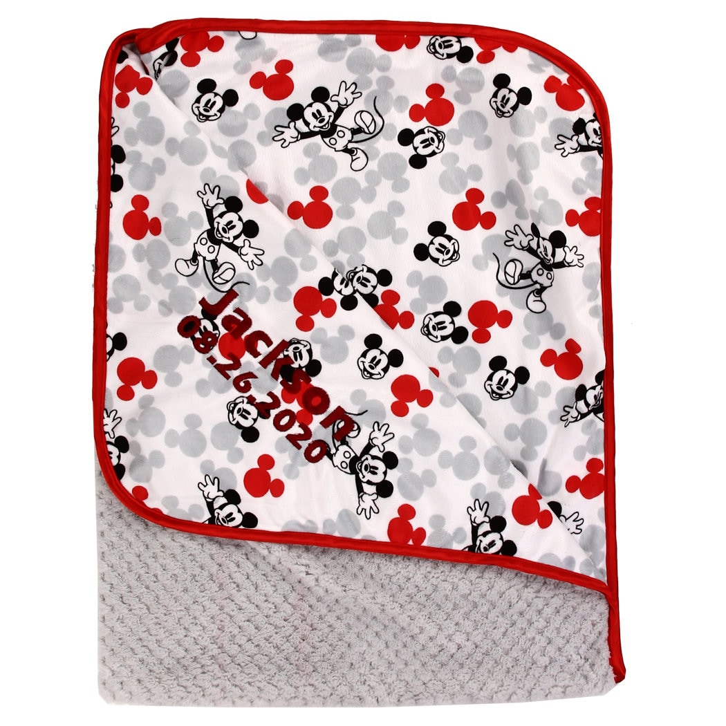 Personalized Disney Baby Blanket Mickey Mouse Etsy Canada