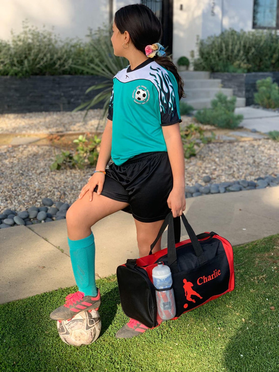 Personalized Sports Duffel Bag Soccer Etsy