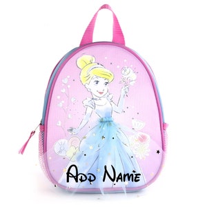 Personalized Disney Cinderella 10 Inch Mini Backpack with Harness