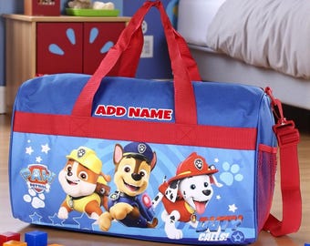 Personalized Kids Character Travel Duffel Bag - Paw Patrol