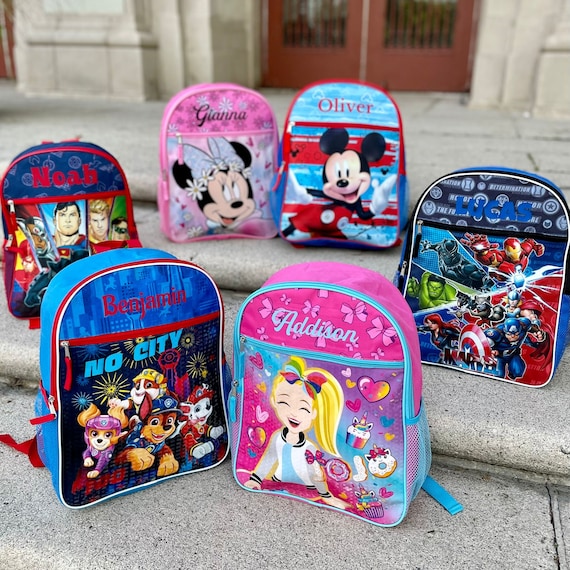 Mochila Escolar De Minnie Mouse 16 Pulgadas Para Niña 3 4 5 6 Años En  Oferta New 