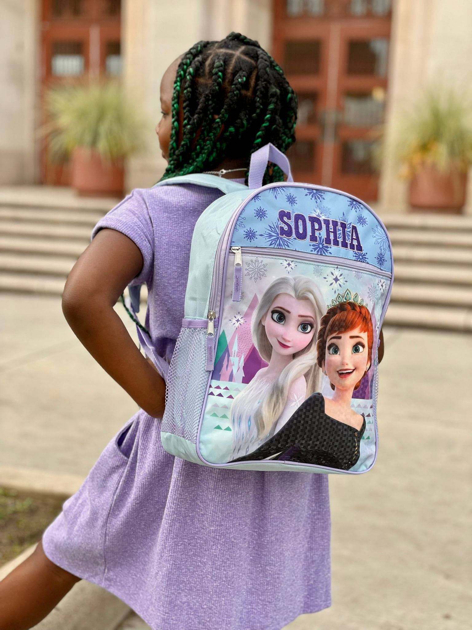 Personalized 16 Inch School Backpack - Disney Frozen - Etsy display picture 2
