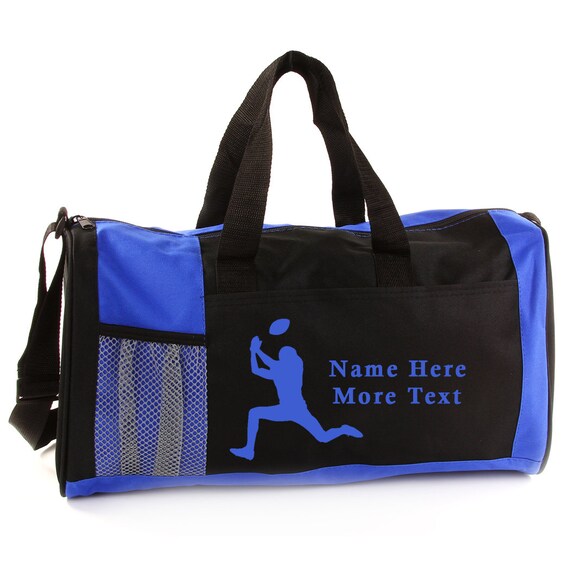 Personalized Sports Duffel Bag Football Etsy Canada