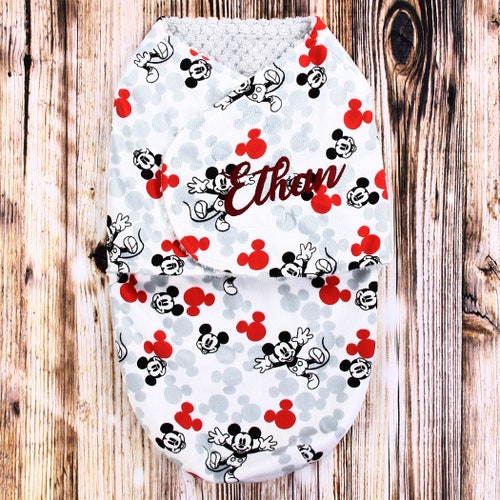 Personalized Disney Baby Blanket Mickey Mouse Etsy