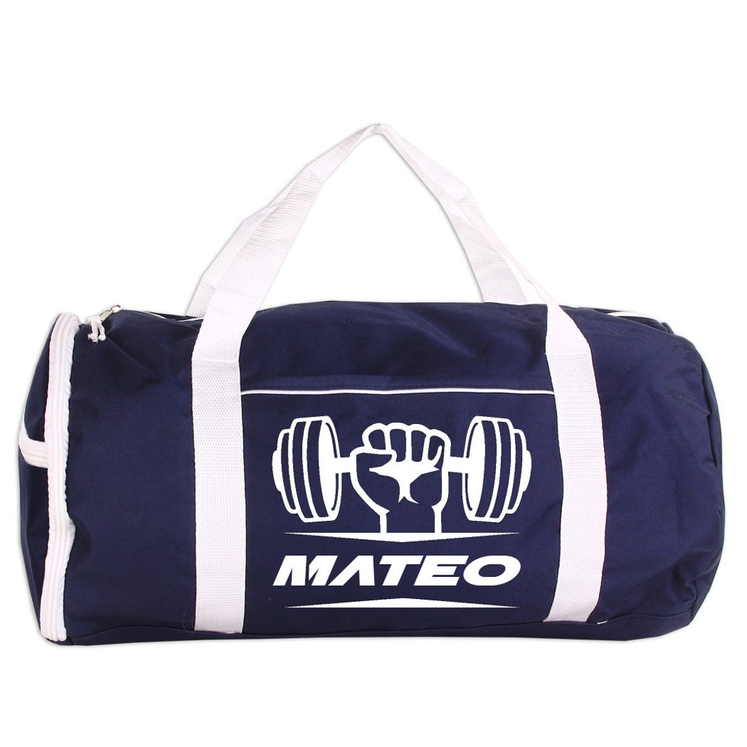 Fitness Sport/gym Roll Duffel Bag Personalized With Name, Team Name