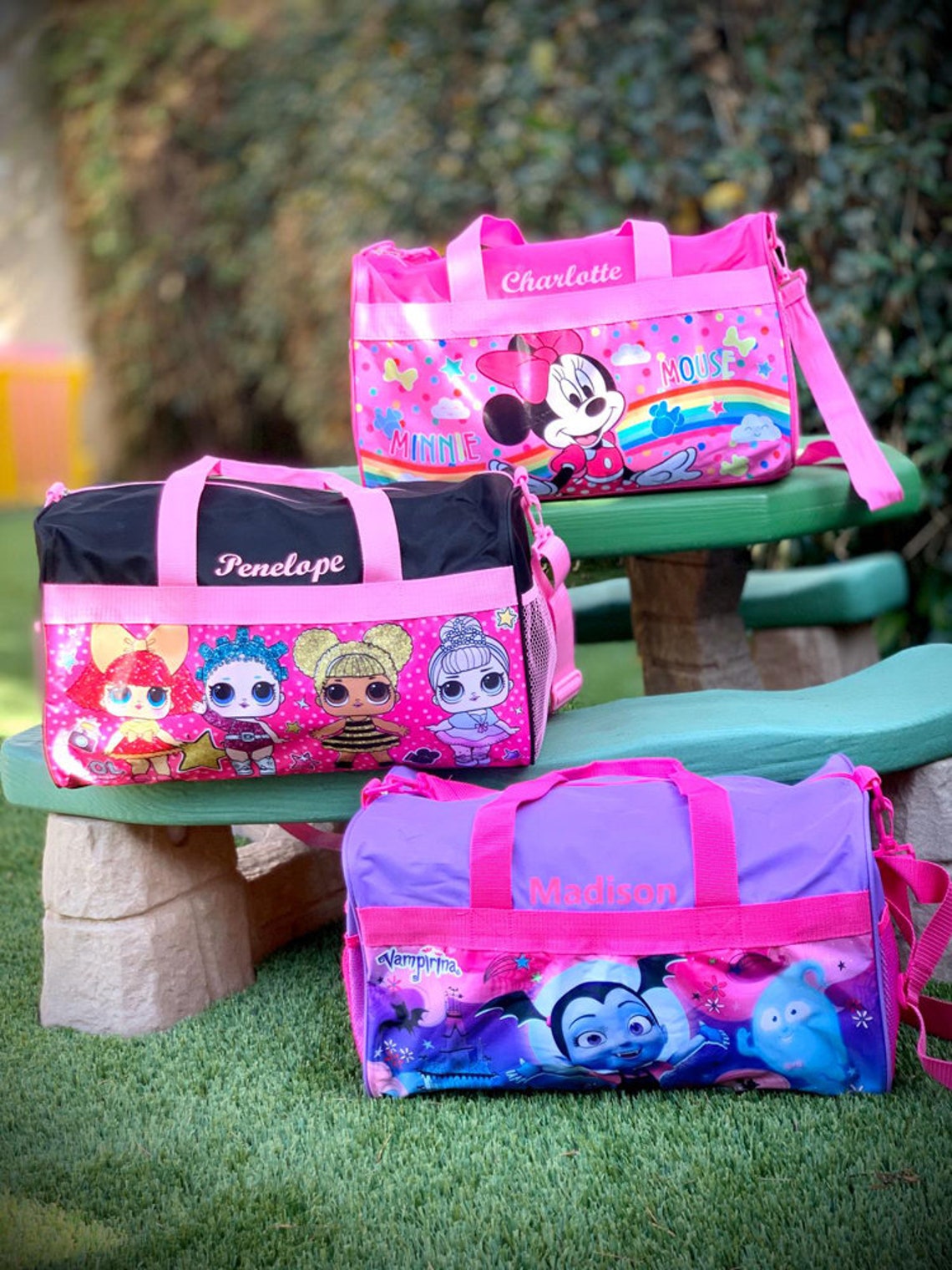 Personalized Duffel Bag for Kids Travel Sleepover Overnight Etsy