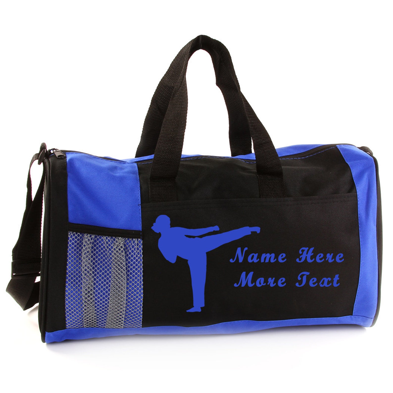 Personalized Sports Duffel Bag Martial Arts Female Etsy