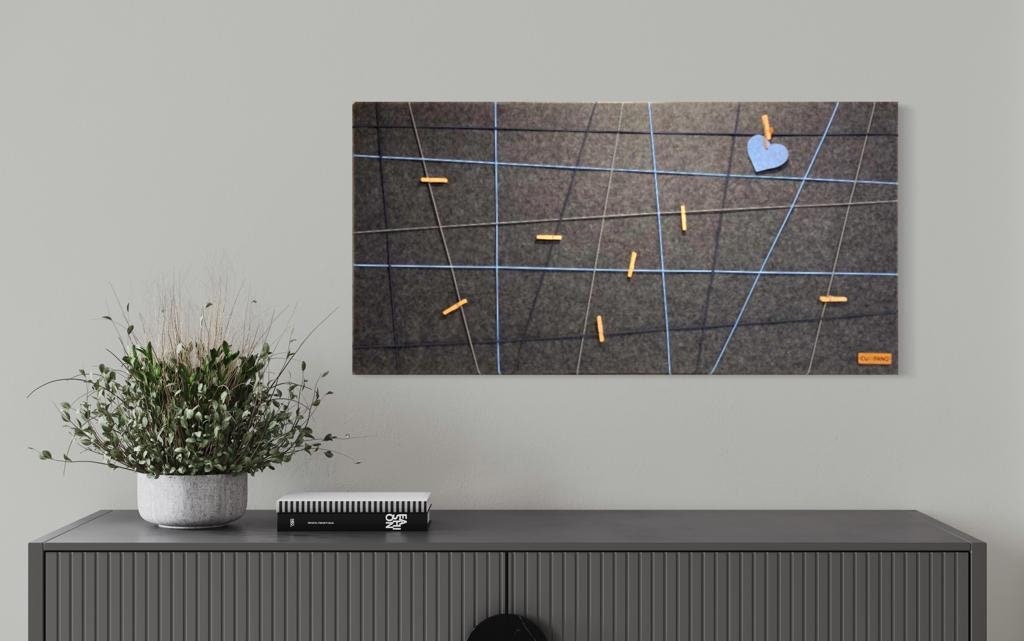 Niedliche Wolken-Korkpinnwand Fürs Kinderzimmer | 2 Größen: 80 X 40 Cm & 25,4 X 50,8 Cm | Mit Pinnnadeln Für Fotos & Notizen