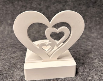 Tealight holder with variable inserts/motifs for every occasion and season. One for all! Mother's Day, souvenirs, birthday