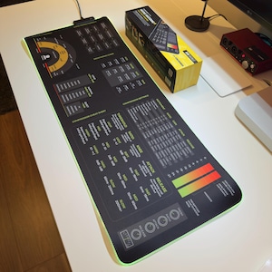 Mixing and Mastering Mousepad – Audio Engineer Cheat Sheet for EQ, Compression, Reverb & More, Perfect for Music Producers and Home Studios