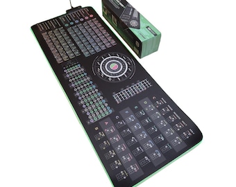 Bass Theory Cheat Sheet Mousepad - Scales, Chords, Fretboard Notes & Circle of Fifths Guide - Music Theory for Bass Players And Beginners