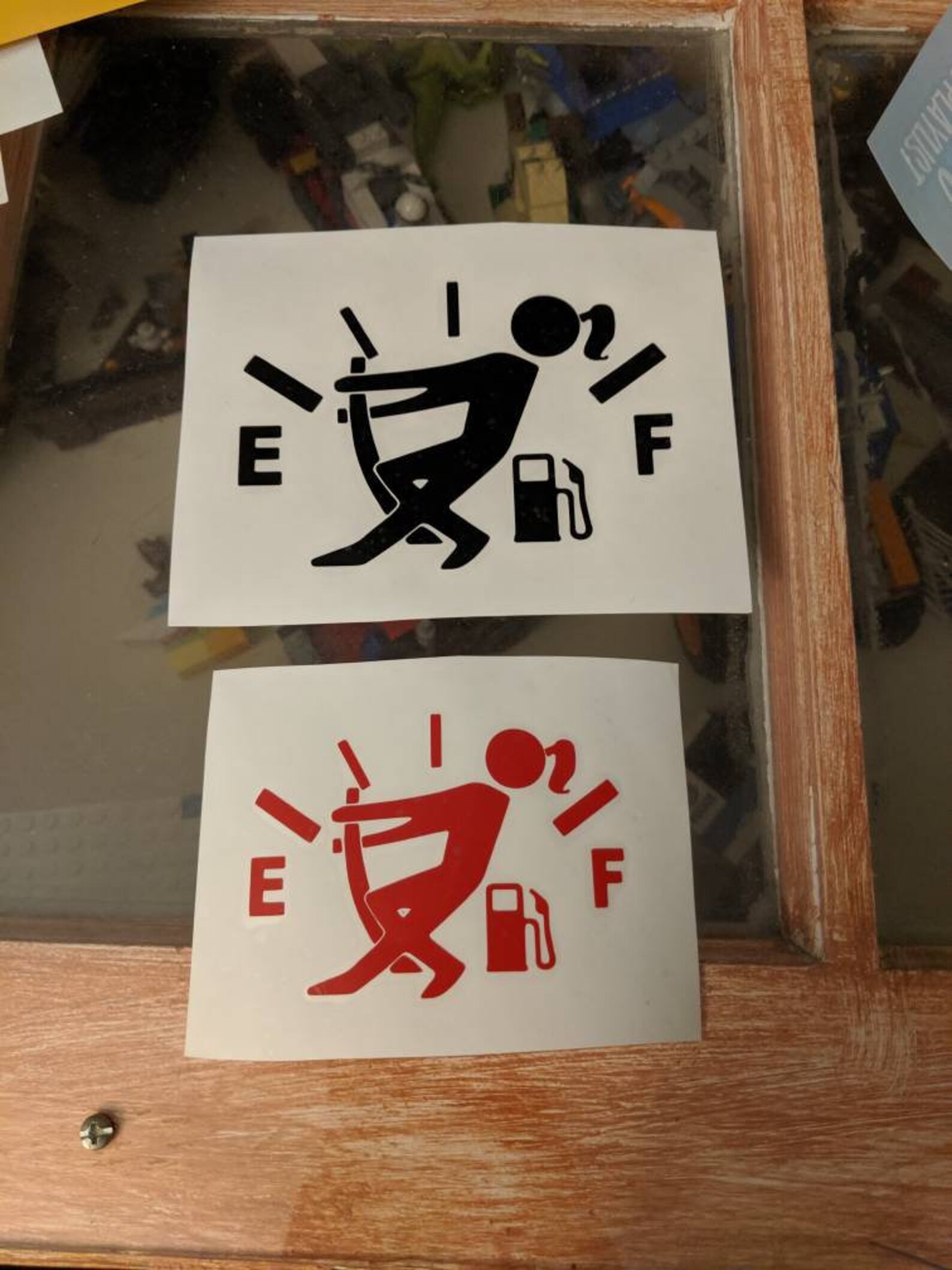 Funny Gas Gauge Decal I Car Stickers I Funny Stickers I Etsy