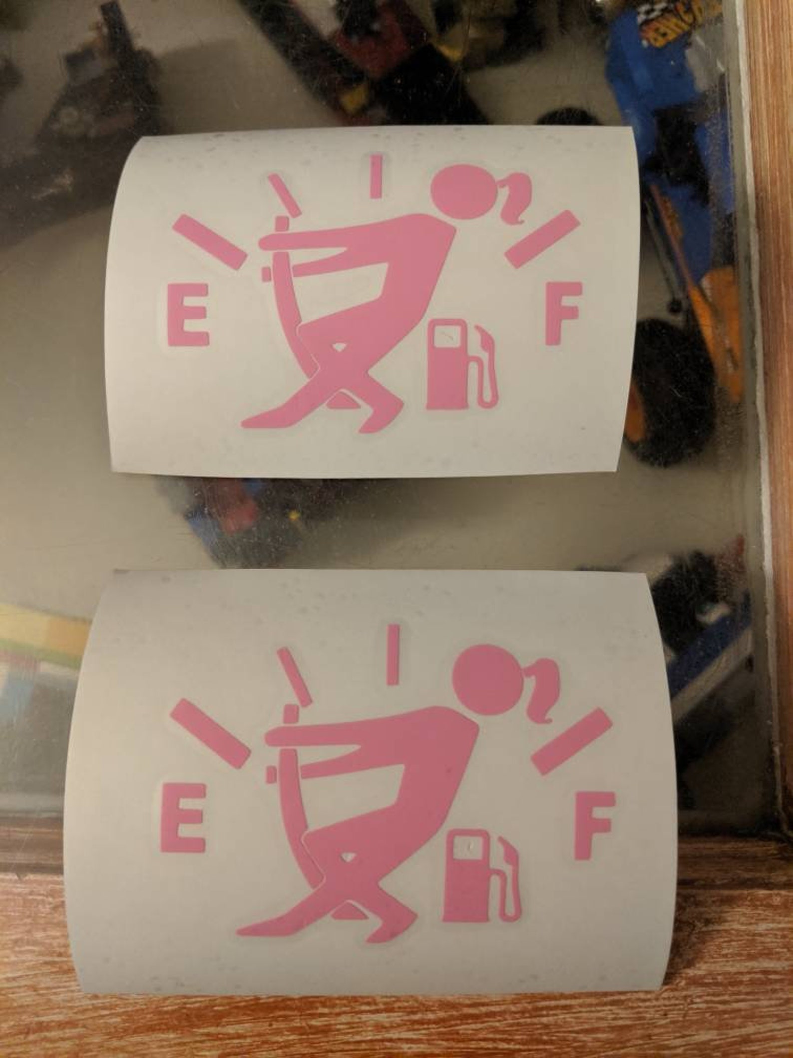 Funny Gas Gauge Decal I Car Stickers I Funny Stickers I Etsy