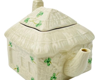 Belleek Irish Cottage Teapot