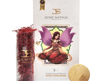5 gm Multiple Award Winner Saffron limited edition gift box, representing women&#39;s freedom in Afghanistan.
