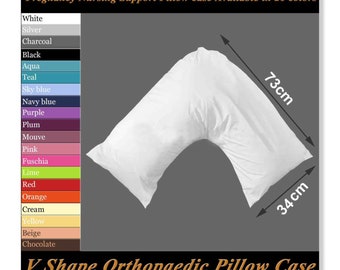 V shaped pillowcase | Etsy V SHAPED PILLOW CASE COVER PREGNANCY