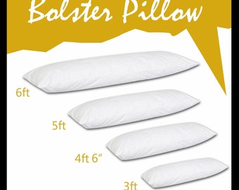 AR LINENS Fabolous Quality Full Body Bolster Pillow Duck Feather And Down For Pregnency Maternity Double 4ft 6inch Machine Washable Anti Dust Mite 100% Cotton Cover AR LINENS Fabolous Quality Full Body Bolster Pillow Duck Feather And Down For Pregnency Maternity Double 4ft 6inch Machine Washable Anti Dust Mite 100% Cotton Cover
