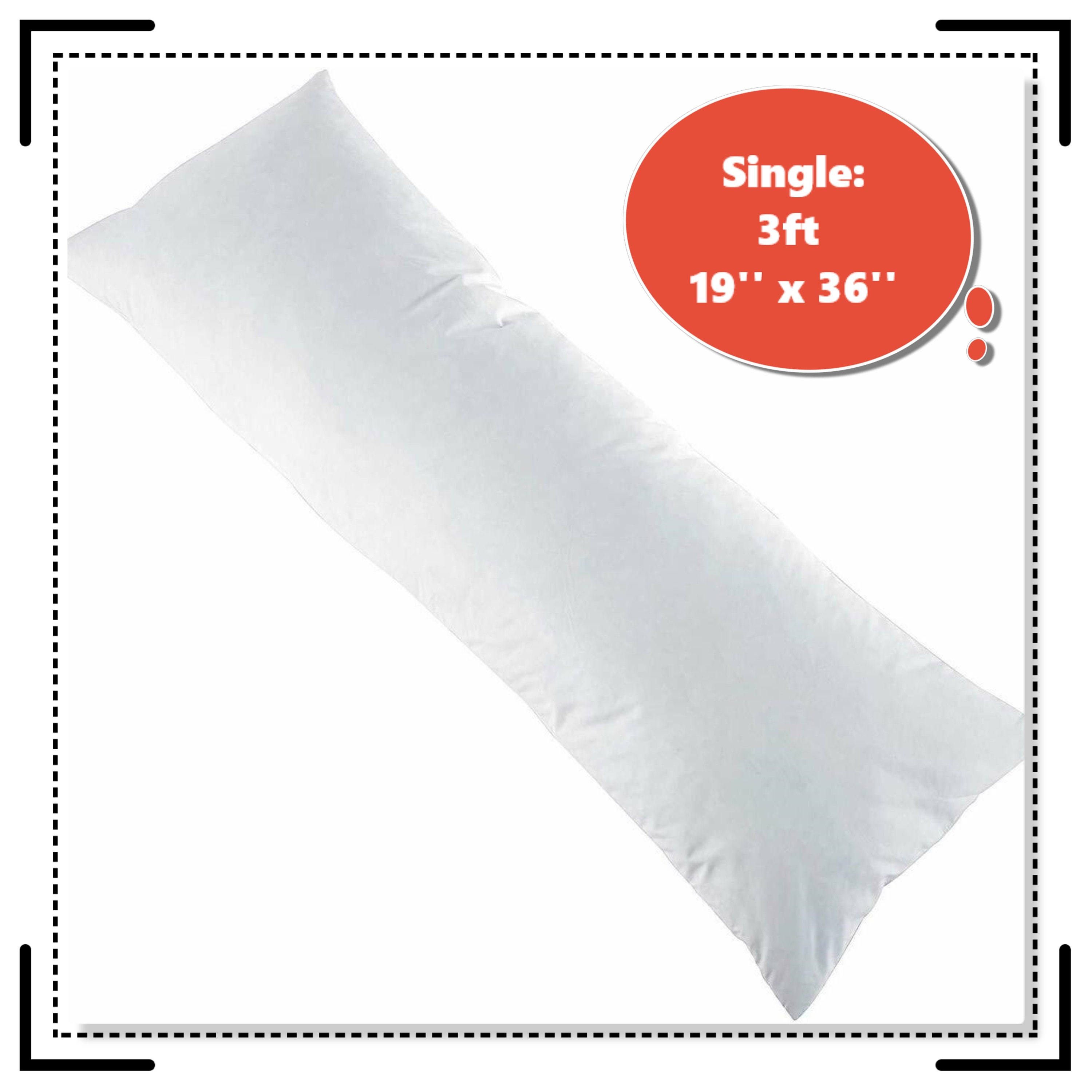 Hollow Fiber Bolster Pillow Extra Filled Long Bolster Pillow Etsy UK