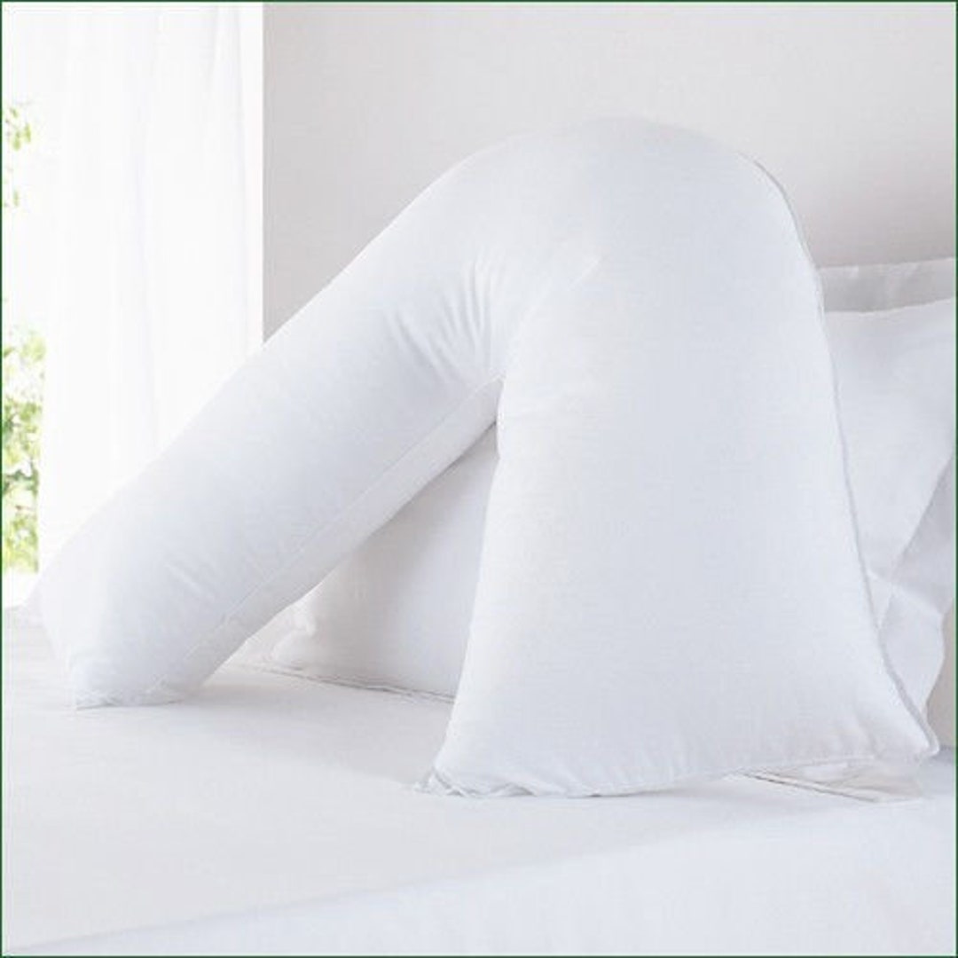 Spree Leaf Shape Back Pillow with Buckwheat Sleep Pillow Bed Pregnancy  Pillows Waist Support White 