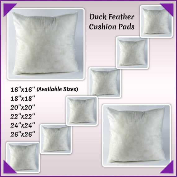 Pack of 2 Cushions Filled All Sizes Cushion Pads Inserts Inners Fillers  Scatters