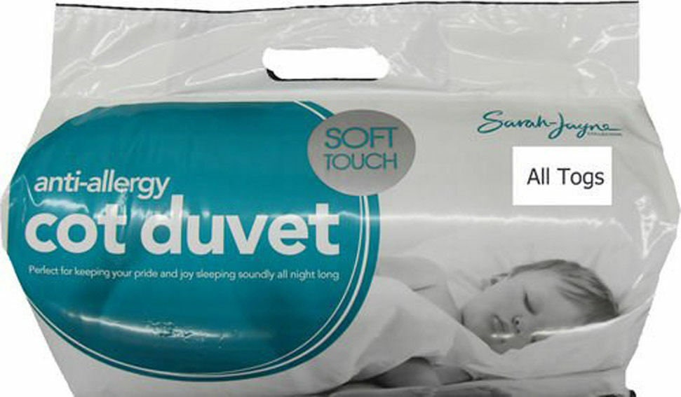 Cot bed pillow top