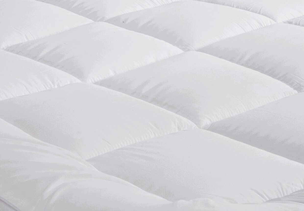 2" Inch Deep Luxury Duck Feather & Down Mattress Topper Available In Single Size 