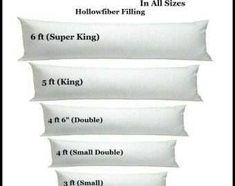 Hollowfiber Bolster Pillow Extra Filled Pregnancy Maternity Nursing Support Long Bolster Cushion