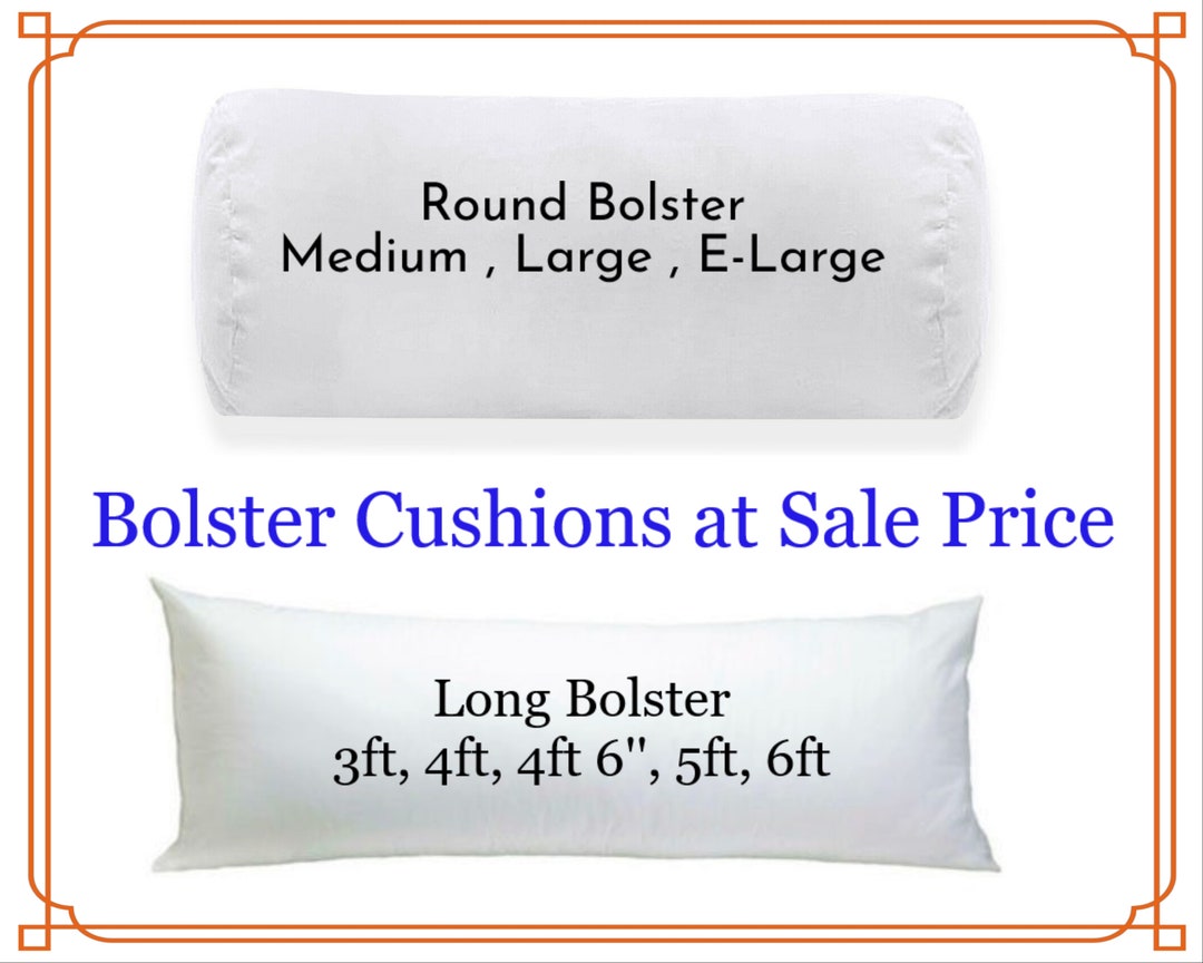 Luxury Bolster Pillows Leg Back Pregnancy Support Non Allergenic Long,round Shape Bolster