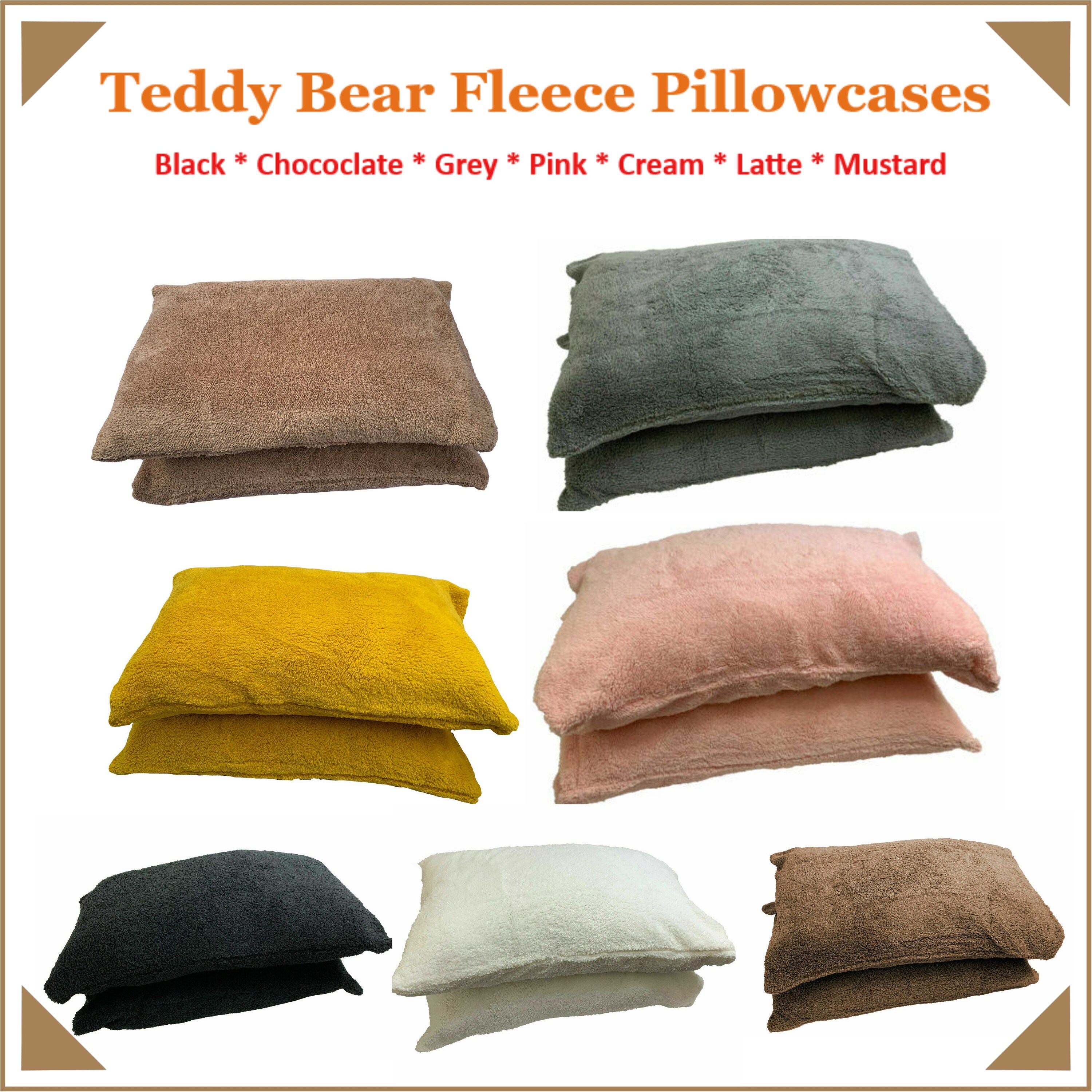 Fleece pillow covers cheap