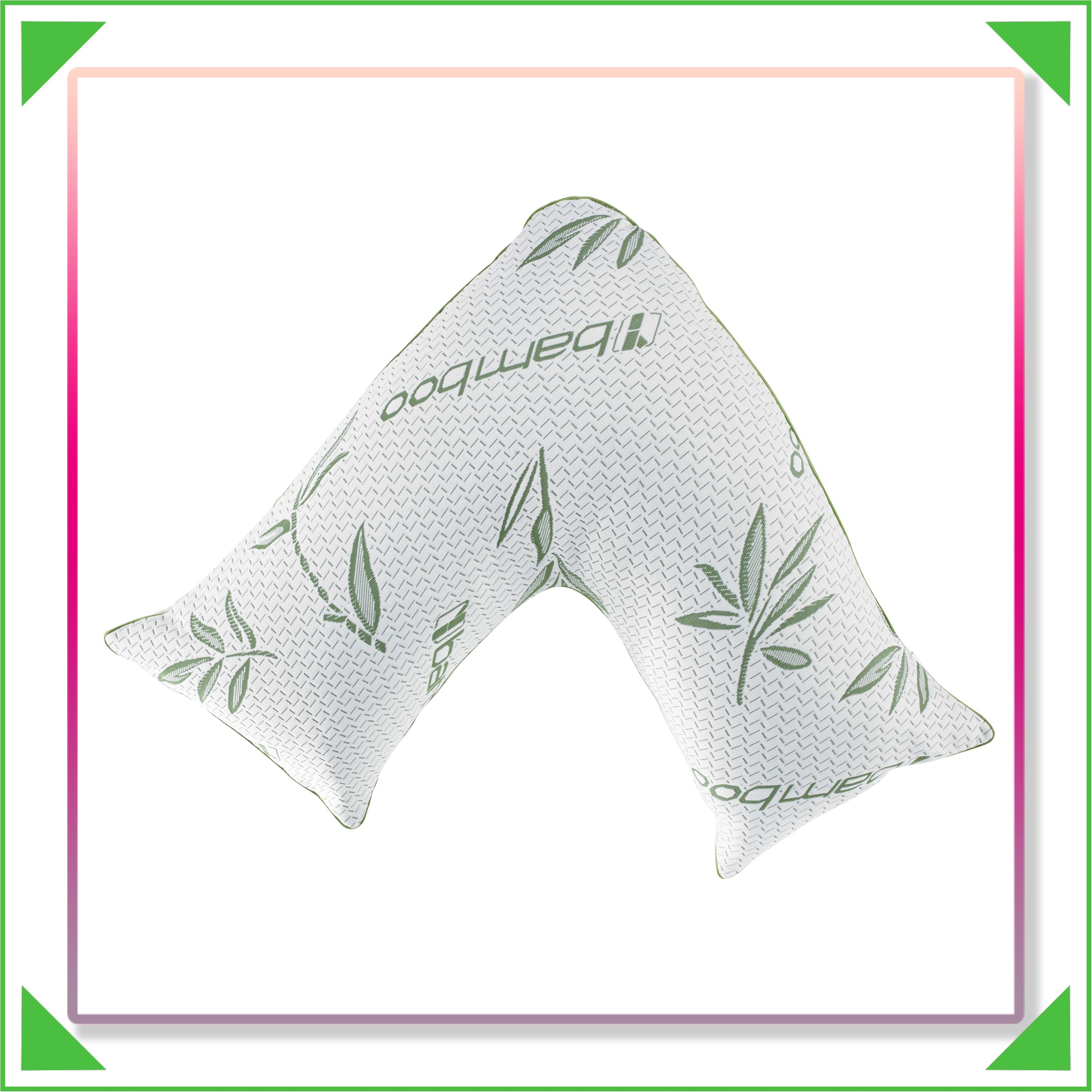 Bamboo v shaped best sale pillow