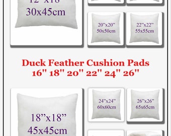 New Super Soft Cushion Pads Hollow Fibre Inserts Fillers,Inners 16"18"20"22"24" 