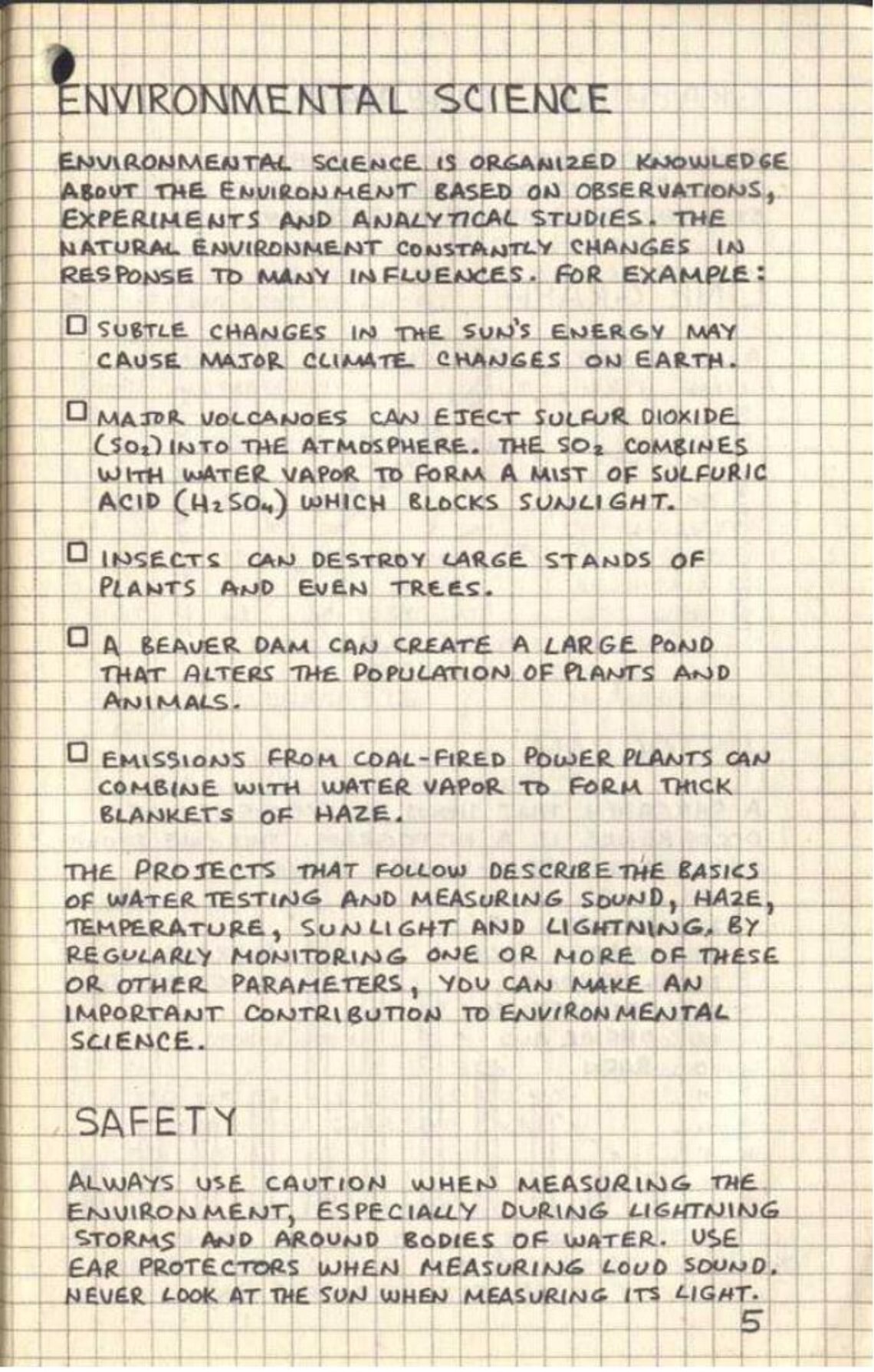 Engineer’s Mini-notebook: Environmental Projects (PDF) - Forrest M ...