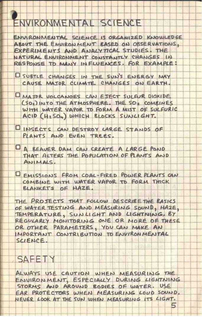 Engineer’s Mini-notebook: Environmental Projects (PDF) - Forrest M ...