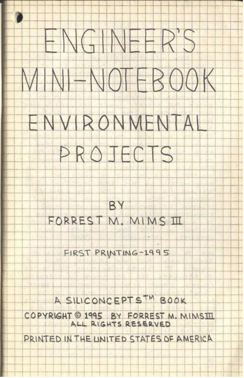 Engineer’s Mini-notebook: Environmental Projects (PDF) - Forrest M ...