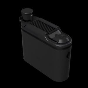 Bump Box (V7) - One Handed Snuff Dispenser - Elasticated Closing Lid! With Improved Locking Pin, Rounded Internal Cavity + Necklace Option!