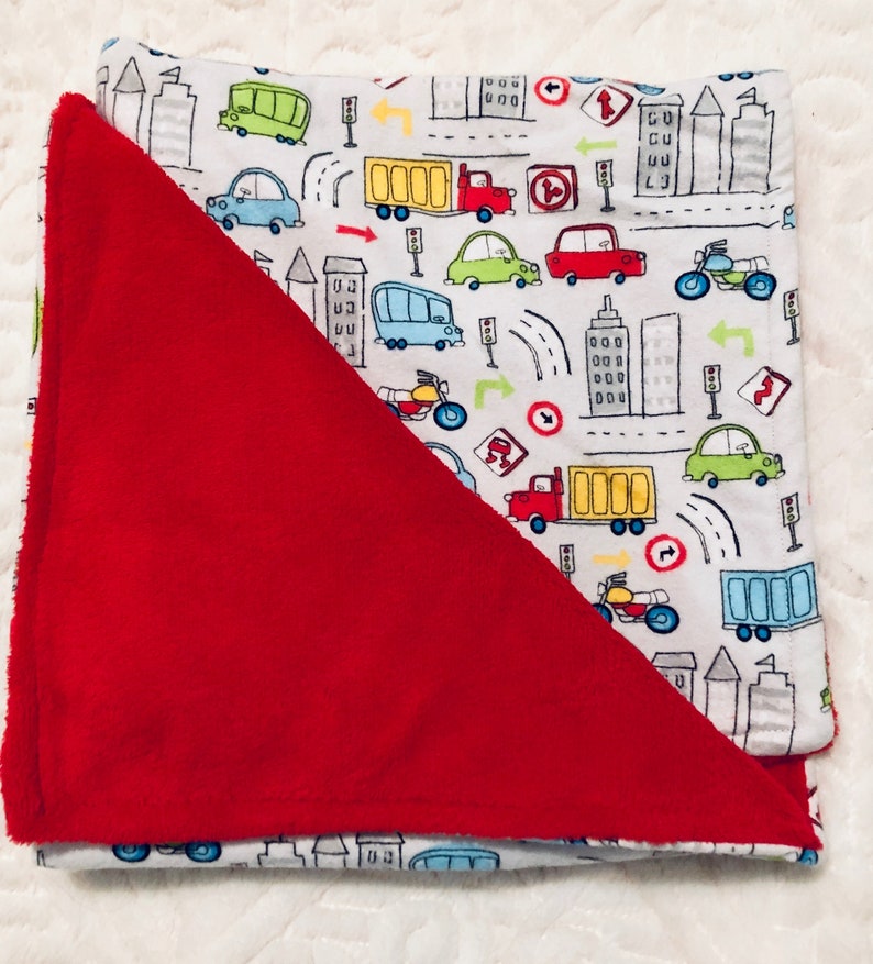 City Streets Baby Blanket