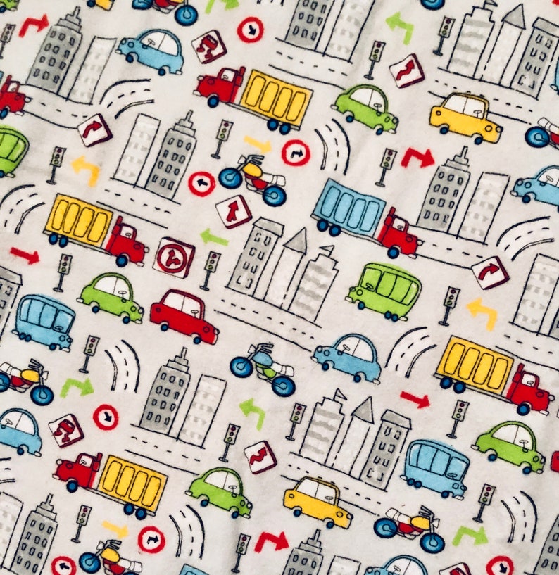 City Streets Baby Blanket