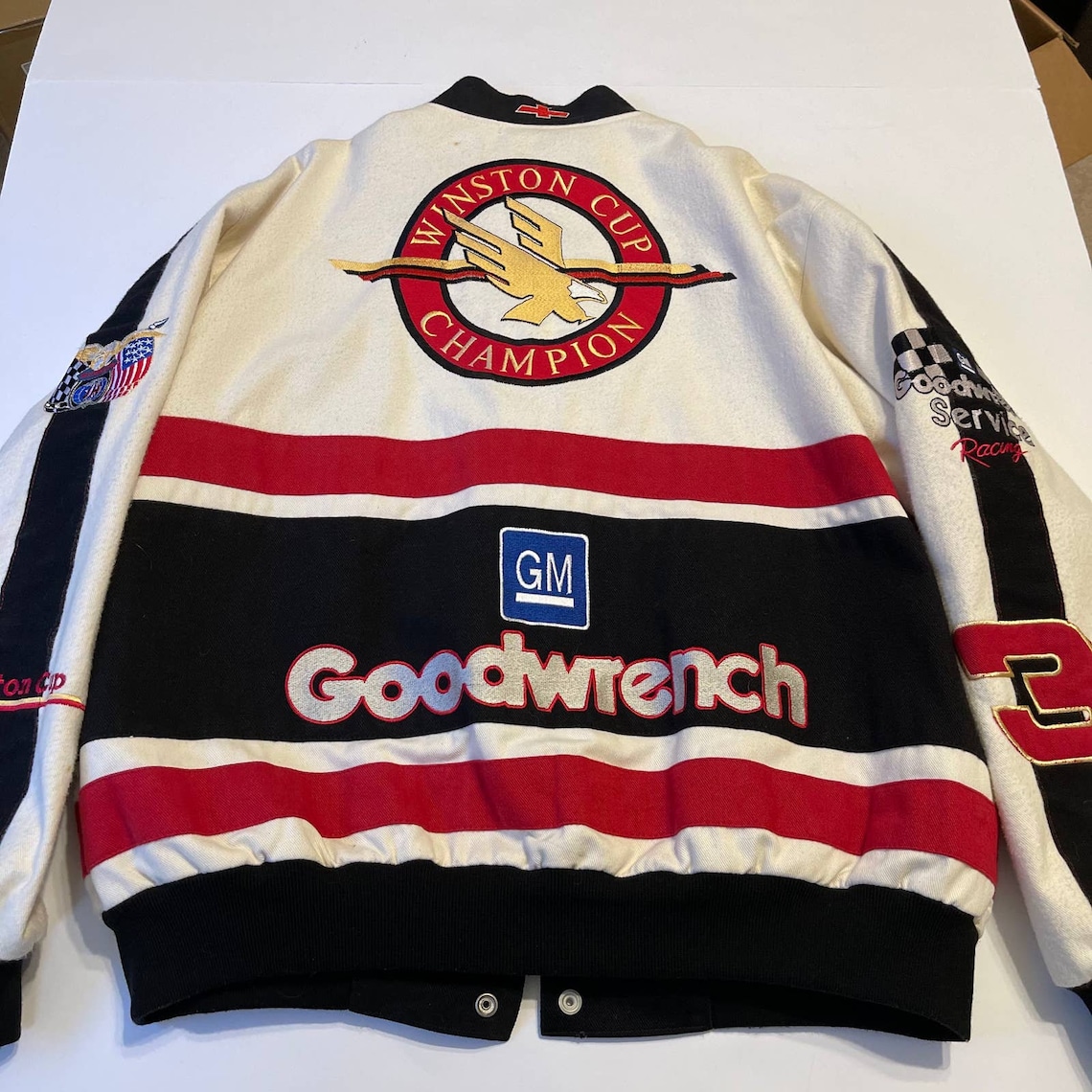 NASCAR Dale Earnhardt Winston Cup Jacket Rare VTG Etsy