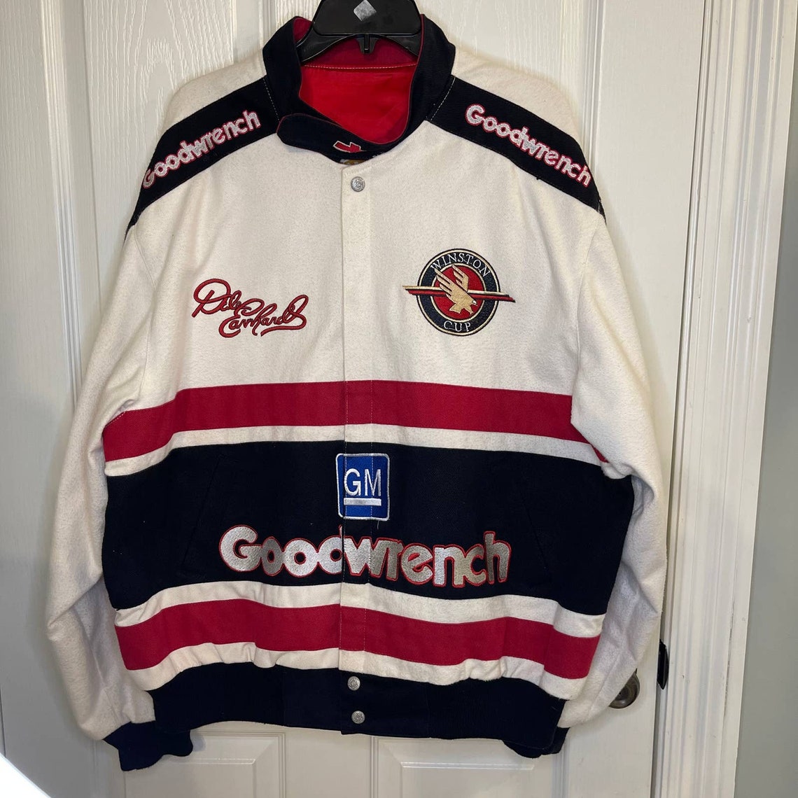 NASCAR Dale Earnhardt Winston Cup Jacket Rare VTG Etsy