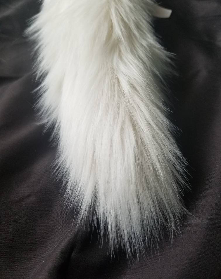20 Faux Fur White Unicorn/wolf/cat Tail - Etsy UK
