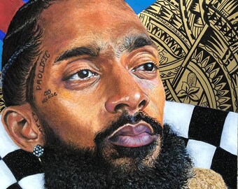 Nipsey hussle TMC portrait