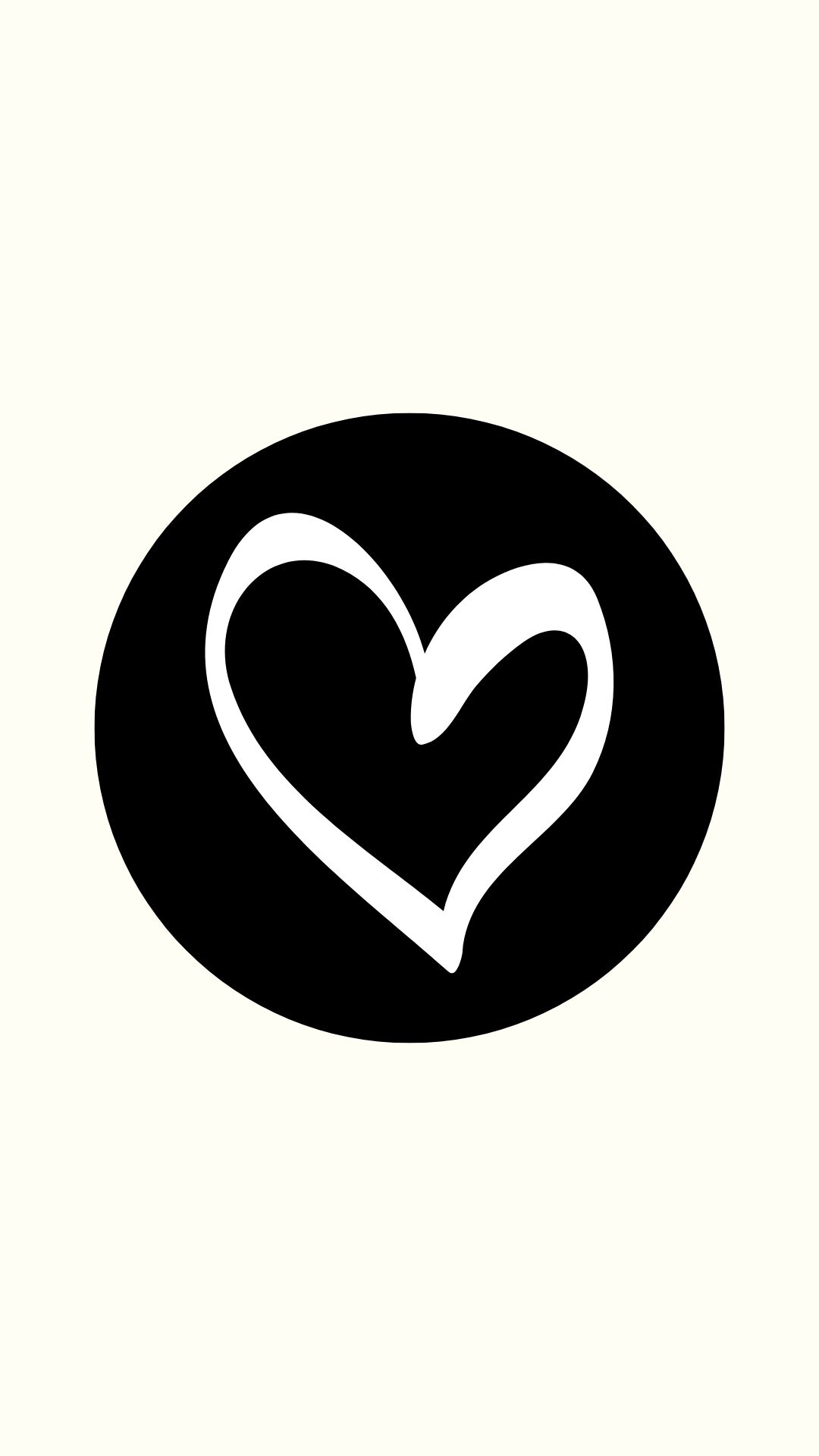 Black and White Instagram Highlight Covers Black Heart Etsy