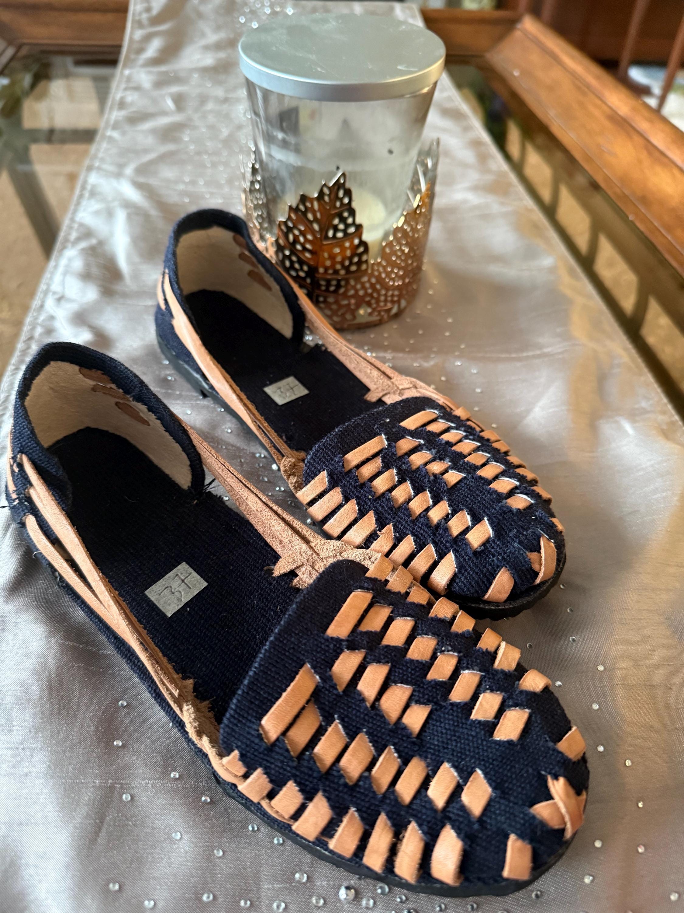 Guatemala Leather Sandals , Huarache Handmade From Guatemala Size