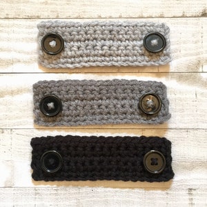 Crocheted Ear Savers (3 per set), Ear Saver, Mask Extender, Mask Holder, Ear Protector, Ear Relief, Face Mask Ear Saver, Mask Mate