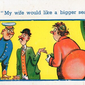 Comic Vintage Postkaarten Pre 1960's Trow